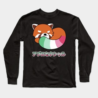 Cute Red Panda Abrosexual Pride Long Sleeve T-Shirt
